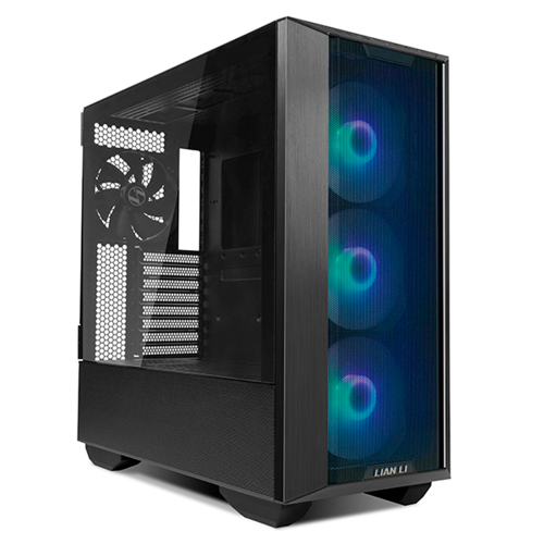 Gabinete Lian Li Lancool III RGB, Mid-Tower, E-ATX/ATX/Micro-ATX/Mini-ITX, Cristal Templado, USB 3.0, USB C, Sin Fuente, 4 Ventiladores Instalados (3x ARGB), Negro, LANCOOL 3R-X
