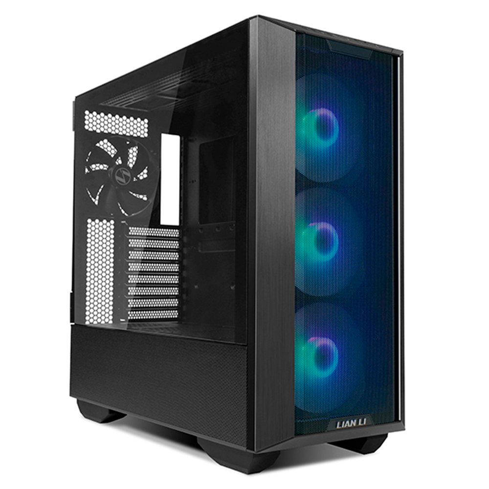 Gabinete Lian Li Lancool III RGB, Mid-Tower, E-ATX/ATX/Micro-ATX/Mini-ITX, Cristal Templado, USB 3.0, USB C, Sin Fuente, 4 Ventiladores Instalados (3x ARGB), Negro, LANCOOL 3R-X