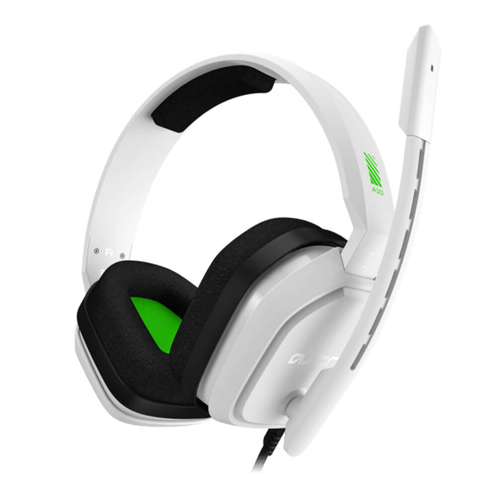 Diadema Gamer Logitech Astro A10 para XBOX One, Microfono, Jack 3.5mm, PS4 - XBOX, White-Green - 939-001851 - Image 3