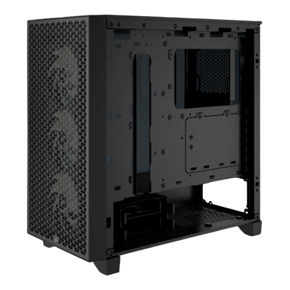 Gabinete Corsair 3000D RGB AIRFLOW, Midi-Tower, ATX, Cristal Templado, USB 3.2, Sin Fuente, 3 Ventiladores RGB Instalados, Negro, CC-9011255-WW - Image 4