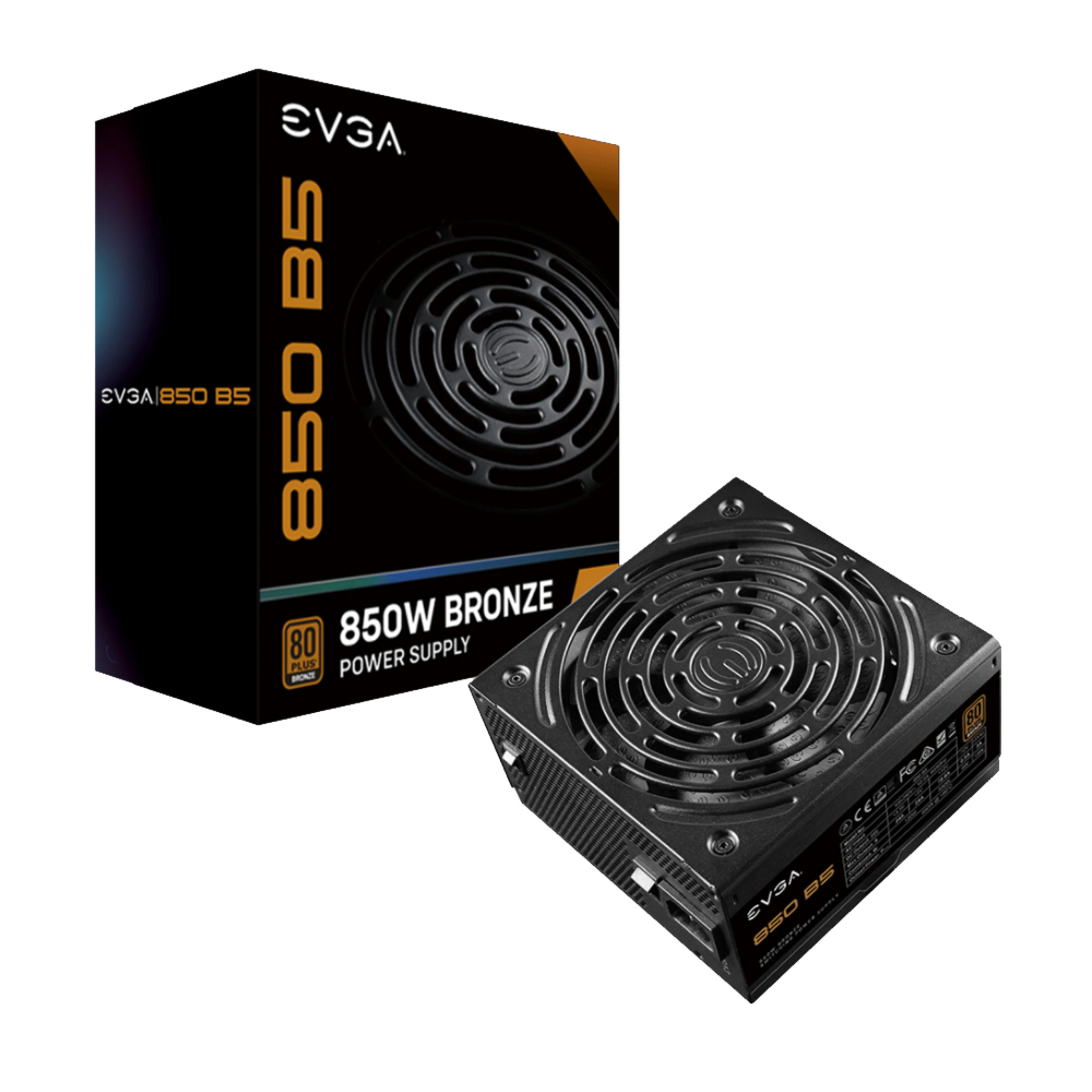 Fuente de poder 850 B5 EVGA, Certificación 80+ Bronze, Full Modular, 220-B5-0850-V1