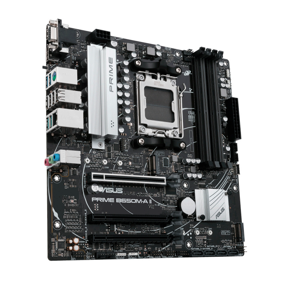 Tarjeta Madre ASUS Micro-ATX PRIME B650M-A II-CSM, AM5, AMD B650, HDMI, Up to 128GB DDR5, PRIME B650M-A II CSM - Image 3