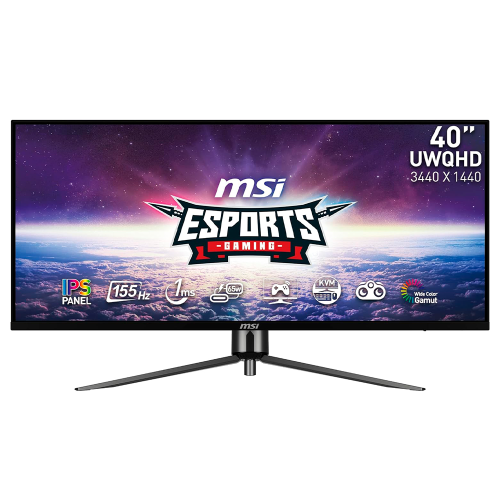Monitor Gamer MSI MAG401QR, 40”, UWQHD 3440x1440, Panel IPS, 1ms, MAG 401QR