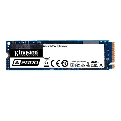 Unidad de estado solido SSD M.2 Nvme 1TB Kingston A2000 - SA2000M8/1000G, Tecnología PCIe, /MAX. 1 X CLIENTE