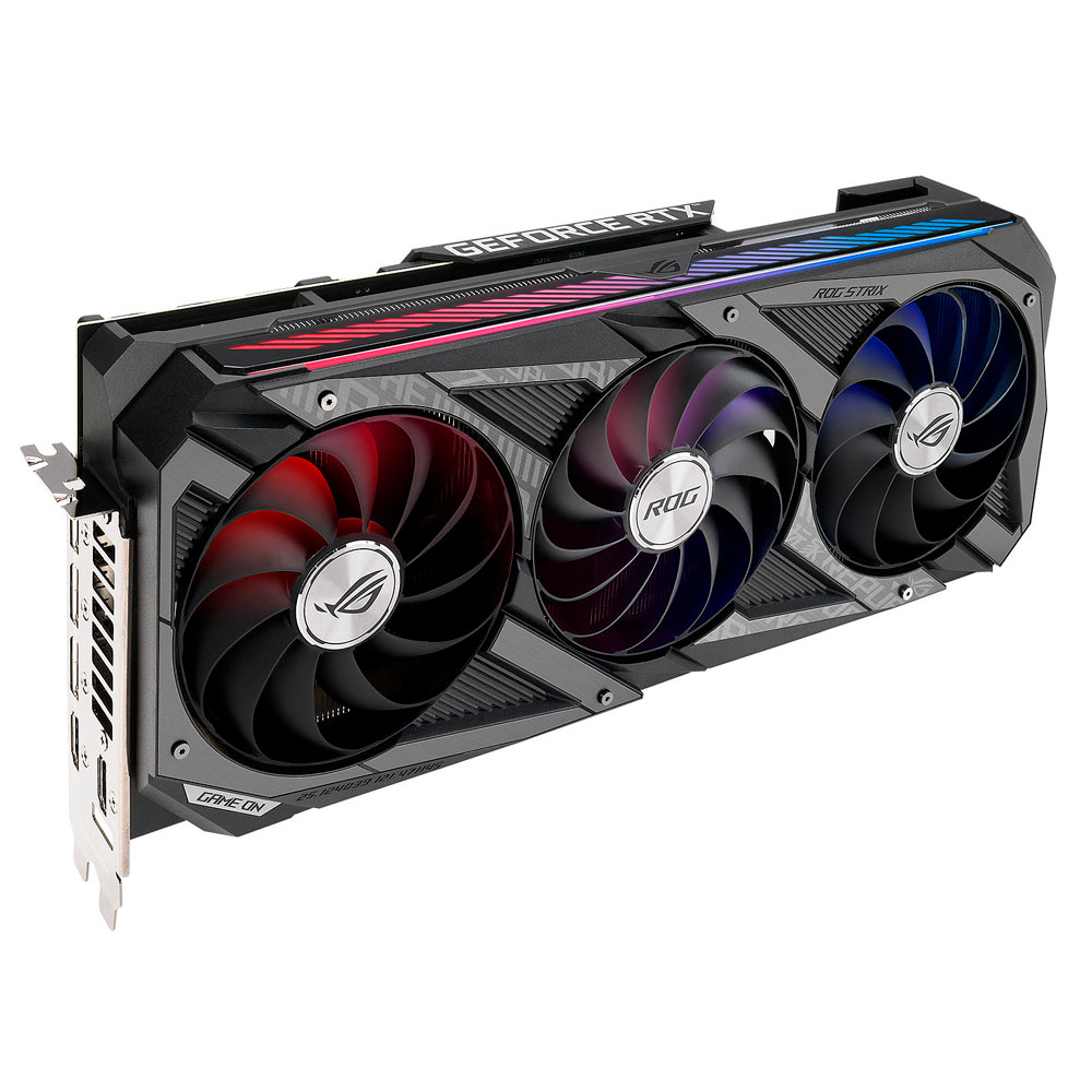 Tarjeta de Video Nvidia GeForce RTX 3070 TI, Asus ROG STRIX LHR, ROG-STRIX-RTX3070TI-8G-GAMING, 3 AÑOS DE GARANTIA NACIONAL - Image 3
