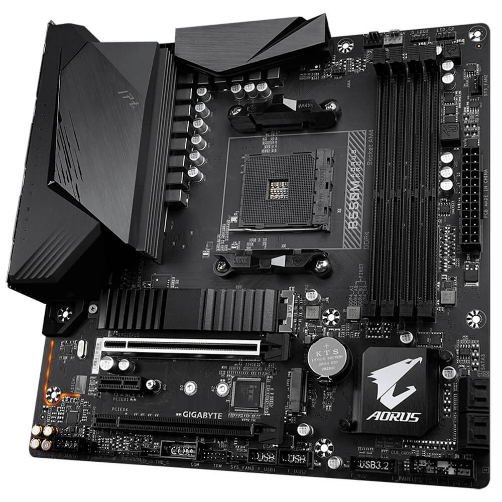 Tarjeta Madre Gigabyte B550M AORUS PRO, AM4, AMD RYZEN 3000 SERIES, Micro-ATX - Image 4