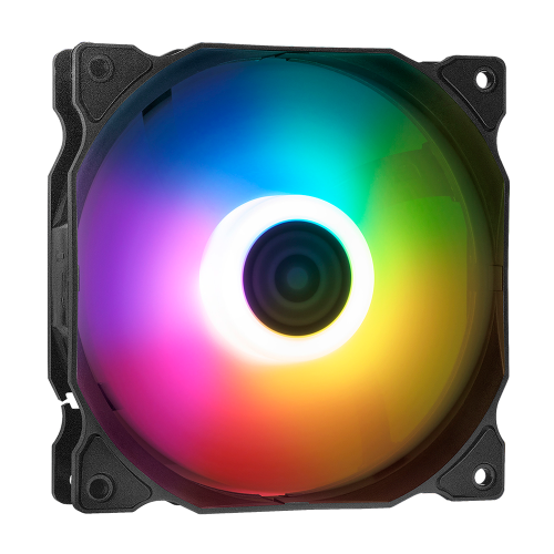 Ventilador XPG Vento 120 ARGB PWM, 120mm, 300~1,850RPM, Negro, VENTO120ARGBPWM-BKCWW