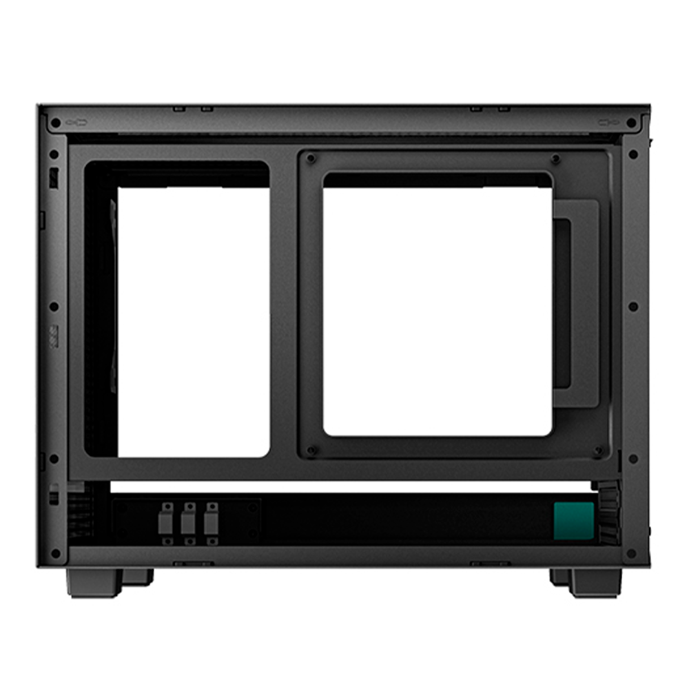 Gabinete DEEPCOOL CH160 Black, Mini-ITX, Cristal Templado, Paneles de Flujo de Aire Alto, Refrigeraciones Hasta 172mm de Altura, R-CH160-BKNGI0-G-1 - Image 6