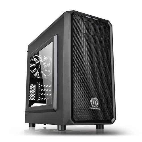 Gabinete Thermaltake Versa H15, Ventana Lateral, Negro, Micro ATX, CA-1D4-00S1WN-00