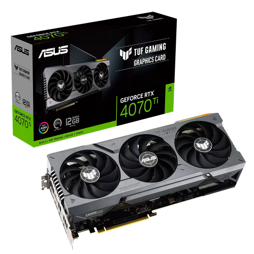 Tarjeta de Video ASUS TUF Gaming TUF RTX 4070TI 12G GAMING OC, NVIDIA GeForce RTX 4070Ti, GDDR6X, TUF-RTX4070TI-O12G-GAMING