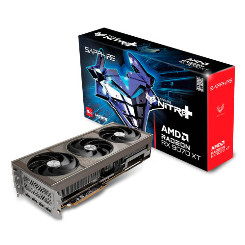 Tarjeta de Video Sapphire Nitro+ AMD Radeon RX 9070 XT GAMING, 16GB, 256-bit GDDR6, PCI Express x16, 5.0, 11348-01-20G