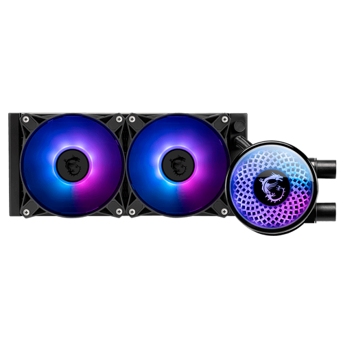 Enfriamiento Líquido MSI MAG CORELIQUID A12 240, 2x120mm, 500-2200RPM, Negro, MAG CORELIQUID A12 240