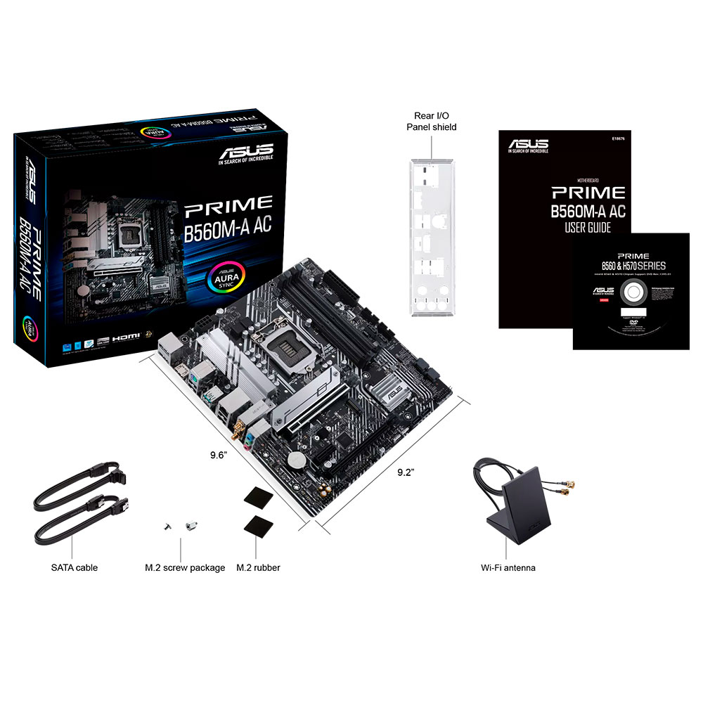 Tarjeta Madre Asus PRIME B560M-A AC Socket LGA1200 Intel B560 Micro ATX, DDR4, Intel Core 11th Generación - Image 7