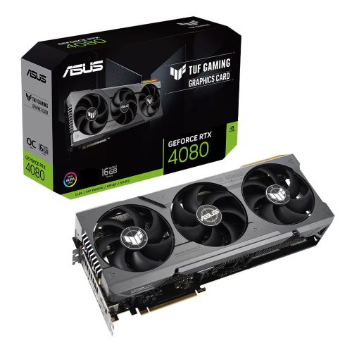 Tarjeta de Video NVIDIA GeForce RTX 4080 16GB, ASUS TUF Geforce RTX 4080, 16GB, GDDR6X, PCI Express 4.0, TUF-RTX4080-16G-GAMING
