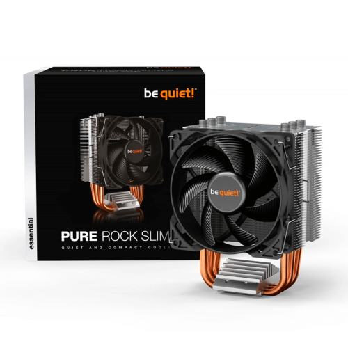 Disipador de CPU Be quiet! Pure Rock Slim 2, 92mm, 2000RPM, Plata, BK030 // YYGH3