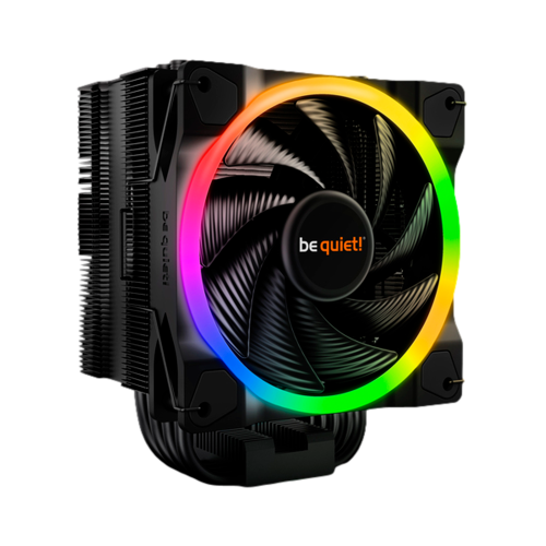 Enfriador de CPU be quiet! Pure Rock 2 FX BK033, 150W TDP, ARGB, Intel-1700/1200/2066/1150/1151/1155/2011, Square ILM, AMD-AM5/AM4, Negro, BK033, YYGH3