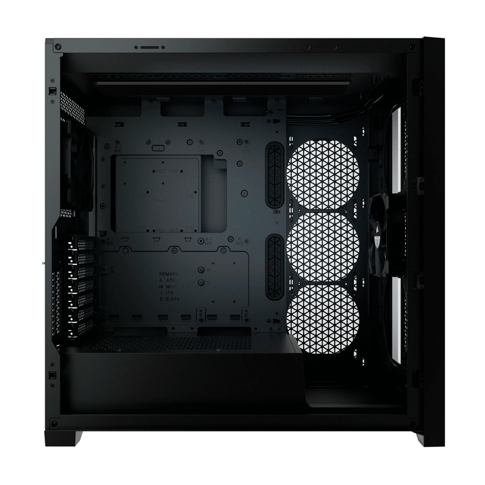 Gabinete Corsair iCUE 5000D RGB AIRFLOW, Midi-Tower, ATX, USB 3.2, Sin Fuente, 3 Ventiladores RGB Instalados, Negro, CC-9011242-WW / - Image 5