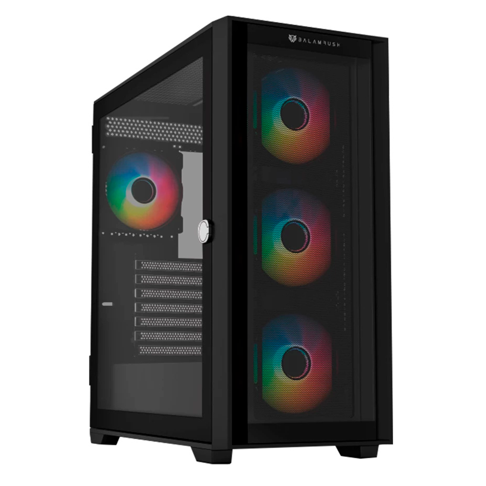 Gabinete Balam Rush Carbono Twin Mate 7000, Midi-Tower, ATX/Micro-ATX/Mini-ITX, USB 3.0/2.0, Sin Fuente, 4 Ventiladores RGB Instalados, Negro, BR-938792 - Image 2