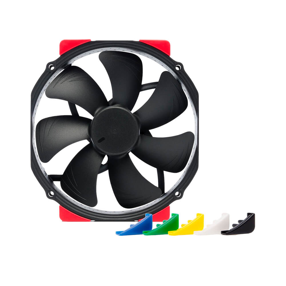 Ventilador NOCTUA NF-A15 CHROMAX BLACK, 140mm, Conexion 4 Pines, Almohadillas anti-vibración incluidas, NF-A15 HS-PWM /