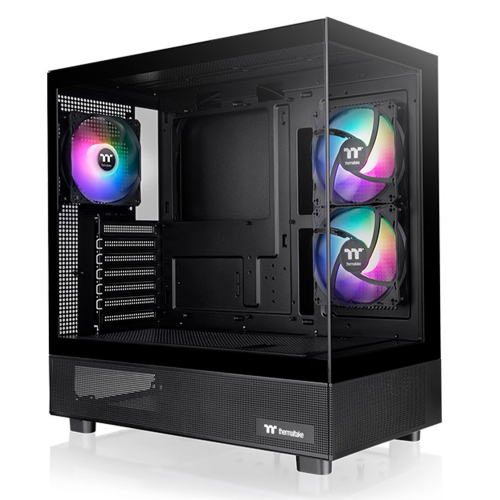 Gabinete Thermaltake View 270 TG ARGB Plus, Midi-Tower, Mini-ITX/Micro-ATX/ATX/E-ATX, USB 3.2, Sin Fuente, 3 Ventiladores ARGB Instalados, Black, CA-1Y7-00M1WN-01