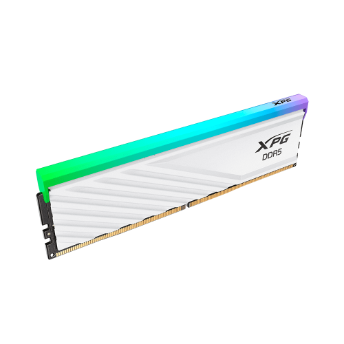 Memoria Ram ADATA LANCER BLADE BLANCA RGB, 16GB, DDR5, 6000MT/S, CL30, White, AX5U6000C3016G-SLABRWH /MAX. 1 X CLIENTE
