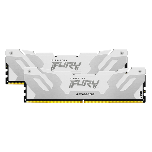Memoria RAM Kingston FURY Renegade White DDR5, 6400MT/S, 32GB (2x16), Non-ECC, CL32, XMP 3.0, KF564C32RWK2-32 /MAX. 1 X CLIENTE