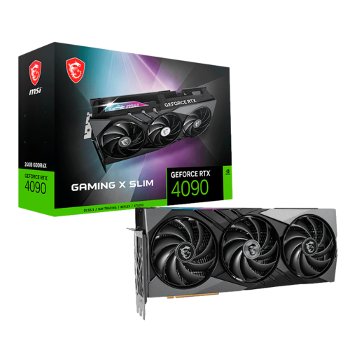 Tarjeta de Video NVIDIA GeForce RTX 4090 24GB, MSI GAMING SLIM RTX 4090, 24GB GDDR6X