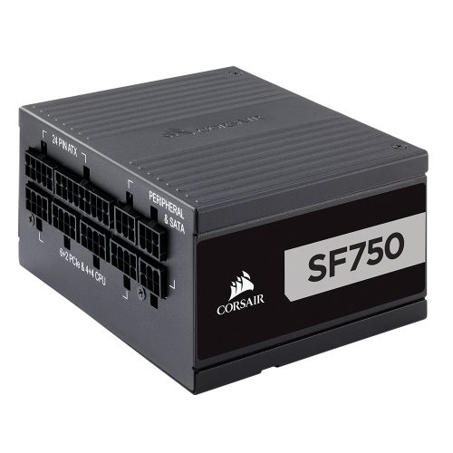 Fuente de Poder CORSAIR SF750 SFX, 80 Plus Platinum, Full Modular, Tamaño SFX, Recertificada, CP-9020186-NA/RF
