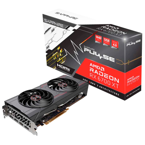 Tarjeta de video Radeon RX 6700 XT 12GB GDDR6, Sapphire Pulse, HDMI, DP/ PCI-e 4.0, Nuevo Chip RDNA 2, 11306-02-20G, 1 AÑO DE GARANTIA NACIONAL