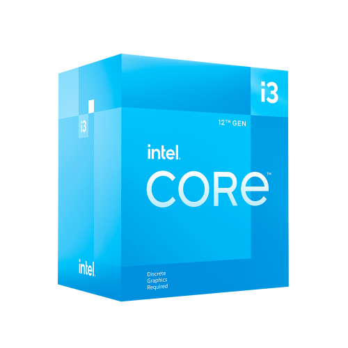 Procesador Intel Core i3-12100F 3.3GHz, 4.3GHz, 4 Nucleos, 8 Hilos, Socket LGA1700 - Intel 12TH Generación, Requiere Tarjeta de Video, BX8071512100F