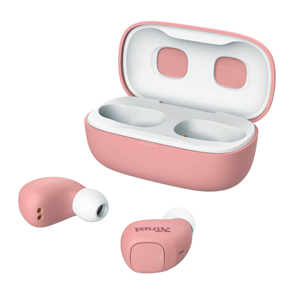 Audifonos Wireless Trust Nika Compact, Pink, 23905 - Image 2