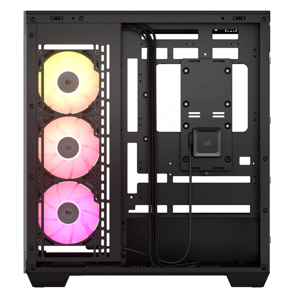 Gabinete Corsair Icue Link 3500X RGB, Midi-Tower, Mini-ITX/Micro-ATX/ATX/E-ATX, USB 3.2, Sin Fuente, 3 Ventiladores iCUE LINK RX120 RGB Instalados, Negro, CC-9011280-WW - Image 5