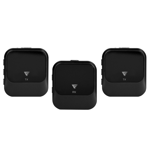 Kit Micrófono de Solapa Game Factor MCL650, Inalámbrico, USB C, Negro, MCL650