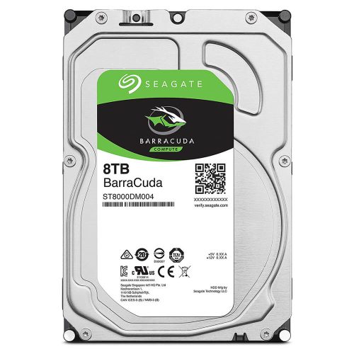 Disco Duro Interno 8TB 3.5" SATA3 5400RPM, 256MB Cache/ Nuevo Seagate Barracuda ST8000DM004