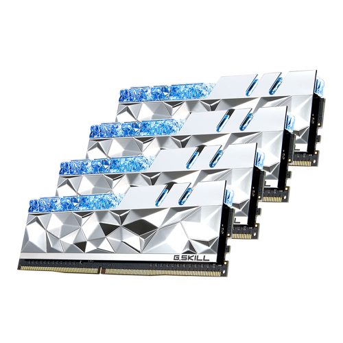 Memoria RAM de Lujo 64GB GSkill Trident Z Royal Elite, RGB Silver/ 3600Mhz Kit 4x16GB, F4-3600C16Q-64GTESC /MAX. 1 X CLIENTE