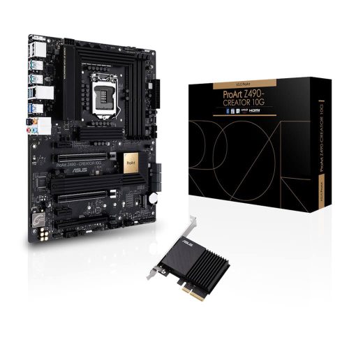 Tarjeta Madre Asus PROART Z490-CREATOR 10G Socket LGA1200 Intel Z490 ATX, DDR4, Intel Core 10th Generación