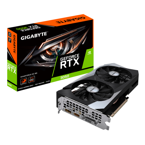 Tarjeta de Video Gigabyte NVIDIA GeForce RTX 3050 WINDFORCE OC 8G, 8GB 128 bit GDDR6, PCI Express 4.0, GV-N3050WF2OC-8GD