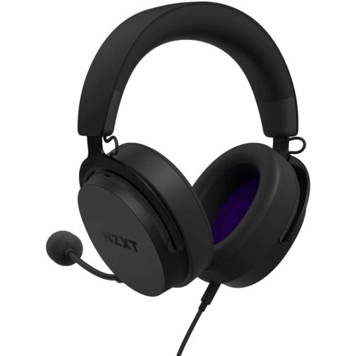 Diadema NZXT Relay Black, Hi-Res Audio, Negro, Con microfono, Jack 3.5mm, AP-WCB40-B2, / NZXTPROMO