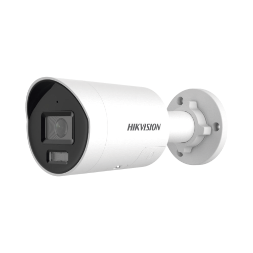 HIKVISION DS-2CD2087G3-LI2UY/SL [Dual Light + ColorVu 3.0 + HikAI] Bala IP 8 Megapixel, Lente 2.8 mm, 40 mts IR + Luz Blanca, 2 Microfonos Integrados, Exterior IP67, Estrobo Luz Blanca, WDR 130 dB, ACUSENSE 3.0, Metal, NEMA 4X, ACUSEARCH