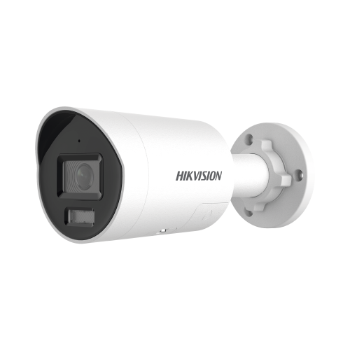 HIKVISION DS-2CD2087G3-LI2UY/SRB [Dual Light + ColorVu 3.0 + HikAI] Bala IP 8 Megapixel, Lente 2.8 mm, 40 mts IR + Luz Blanca, 2 Microfonos Integrados, Exterior IP67, Estrobo Azul y Rojo, WDR 130 dB, ACUSENSE 3.0, Metal, NEMA 4X, ACUSEARCH