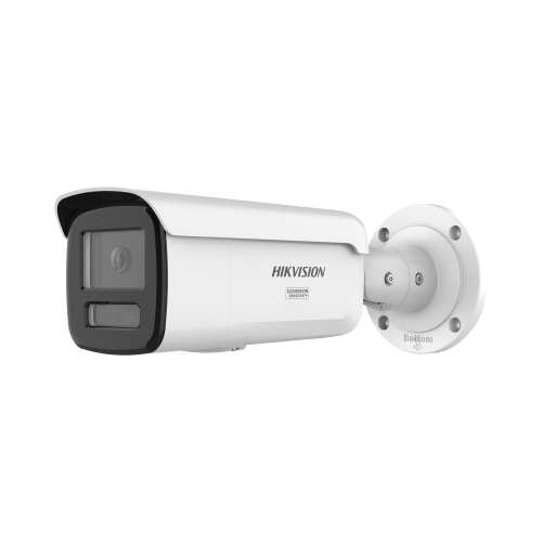 HIKVISION DS-2CD2T67G3-LIS2UY/SL [Dual Light + ColorVu 3.0 + HikAI] Bala IP 6 Megapixel, Lente 4 mm, 60 mts IR + Luz Blanca, Exterior IP67, Estrobo Luz Blanca, WDR 130 dB, ACUSENSE 3.0, Metal, NEMA 4X, ACUSEARCH