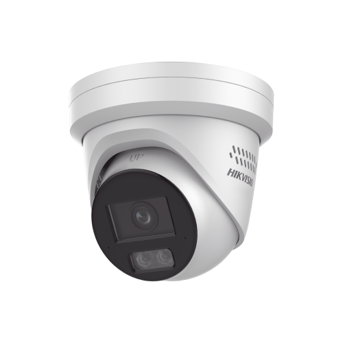 HIKVISION DS-2CD3347G3-LISUY/SL [ PROTECCIÓN ACTIVA ] Turret IP 4 Megapixel, Lente 2.8 mm, 40 mts IR, Exterior IP67, Micrófono y Bocina Integrado (Audio de Dos Vías), DARKFIGHTER, PoE, Luz Estroboscopica, ONVIF, Micro SD, 4 Analíticos