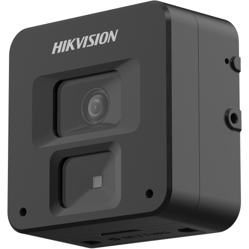 HIKVISION DS-2CD6B55G0-PL/T1 Micro Cámara IP para Manufactura de 5 Megapixel, Lente de 4 mm, Micrófono Interconstruido, Enfoque de 0.1 Metro a 0.5 Metros, 0.5 Metros de Luz Blanca, Ideal para Procesos de Manufactura, WDR 120 dB, PoE, Micro SD