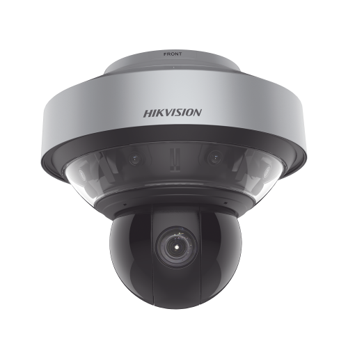HIKVISION DS-2DP8A440IXG-LEF/416(F0)(B) Domo PanoVu series, Vista Panorámica 180°, 4 Lentes de 4 Megapixel + PTZ 4 Megapixel de 40X Zoom, Posicionamiento 3D, IP67, IK10, WDR 120 dB, EIS, Autoseguimiento, 250 mts IR, 36 VCD