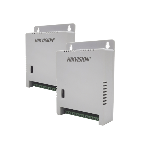 HIKVISION DS-2FA1205-C8/X2 2 Fuentes de Poder Regulada (12 Vcc, 13.5 Vcc, 15 Vcc) para 16 Cámaras, 1 Amp por Salida, Voltaje de Entrada 185 – 240 VCA, Soporta 4K, Modo para Largas Distancias