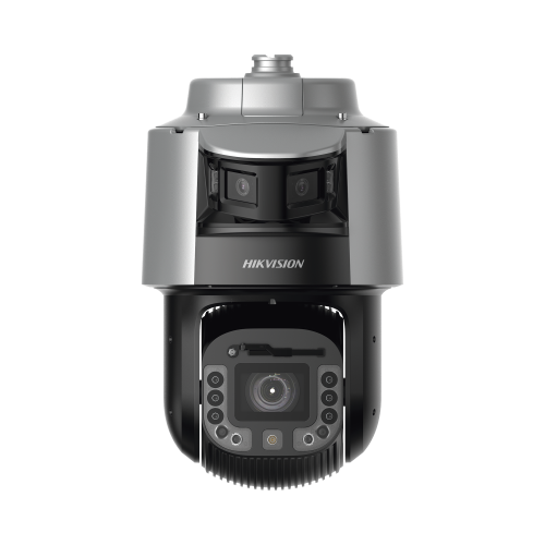 HIKVISION DS-2SF8C425MXG1-ELW/26(F0) [TandemVu] Domo PTZ IP 4 Megapixel con Cámara Panoramica 180º de 6 Megapixel, 25X Zoom, 300 mts IR y 30 mts Luz Blanca, IP67, IK10, Autoseguimiento, Wiper, Deep learning, Entrada-Salida de Audio y Alarma, Ultr