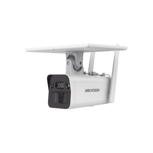 HIKVISION DS-2XS2T41G1-ID/4G/C05S07 Kit Solar IP All in One, Doble Detección (Radar + PIR), Bala IP 4 Megapixel, Lente 4 mm, Panel Solar, Batería de Respaldo de Litio 10Ah (Hasta 11 Días), Conexión 4G, Audio de Dos Vías, Accesorios de Inst., Dire