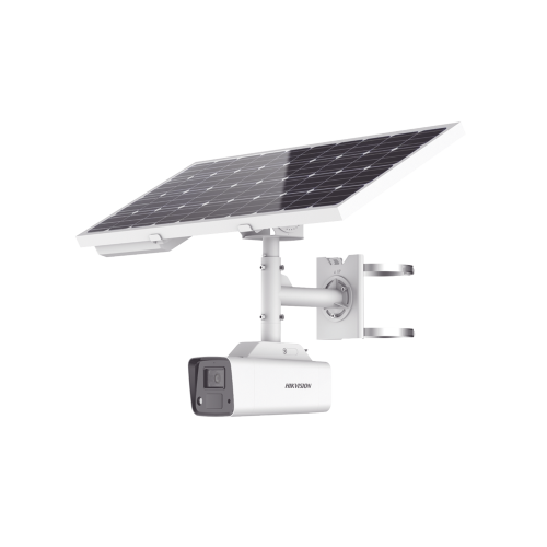 HIKVISION DS-2XS2T47G1-LDH/4G/C18S40 Kit Solar IP All in One, Cámara Bala ColorVu 4 Megapixel, Lente 4 mm, Panel Solar, Batería de Respaldo de Litio 23.2Ah (Hasta 24 Días), Conexión 4G, Accesorios de Instalación