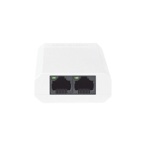 HIKVISION DS-3E0503DP-E/R Extensor PoE+ (30 Watts Entrada), 1000 Mbps con 2 Salidas PoE+ (30 Watts Totales de Salida), Uso Interior, Podemos Alimentar 2 Cámaras IP