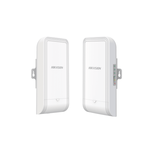 HIKVISION DS-3WF02-5AC/D Kit Punto de Acceso (AC) PTP y PTMP en 5 GHz, PoE, Hasta 867 Mbps, Salida PoE (alimenta una camara), Antena Sectorial de H: 50°, MIMO 2X2, 12 dBi de Ganancia, Uso en Exterior, Administración Gratuita desde la Nube